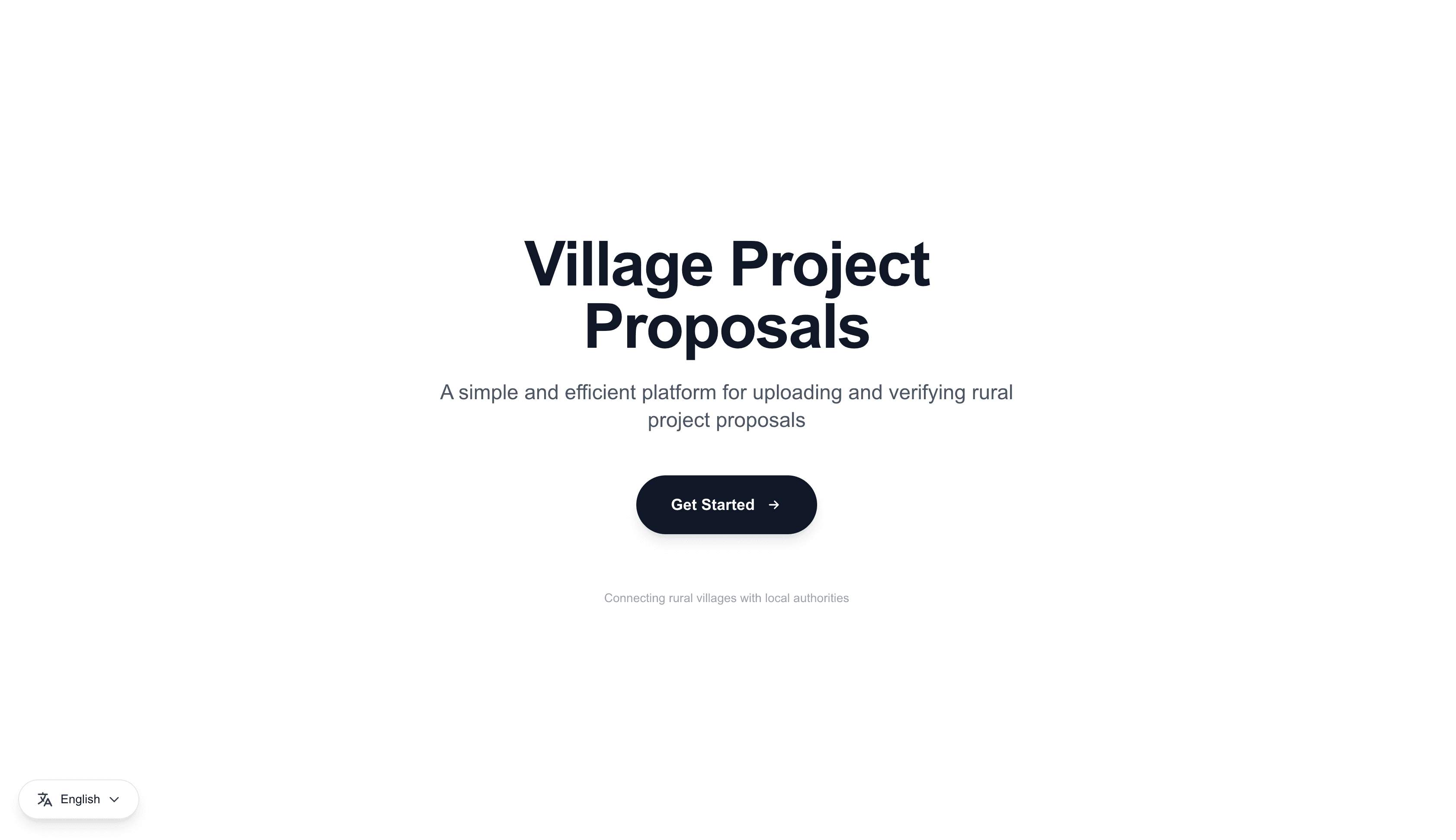 Village Supplier Proposals